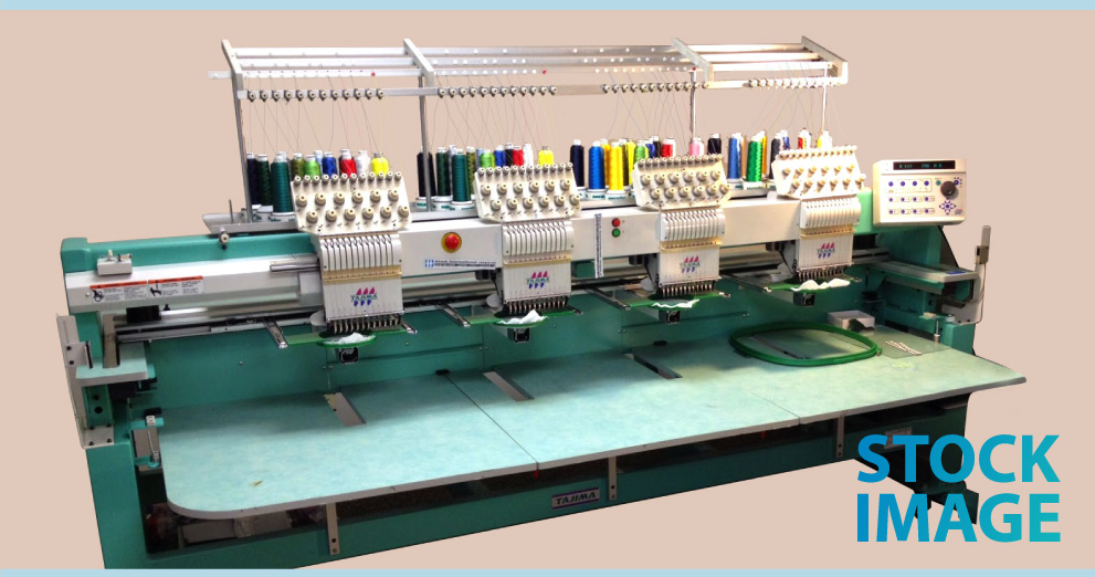 USED Tajima TMFXII-C1204 - 12 Needles - 4 Heads - Commercial